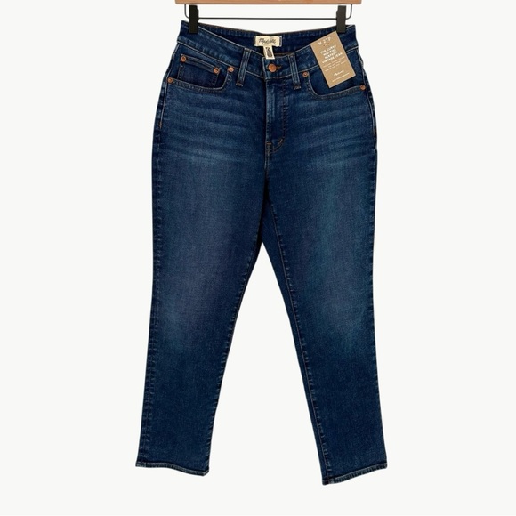 NWT Madewell The Petite Curvy Mid-Rise Perfect Vintage Jean in Kenmere | Sz 27P - Picture 2 of 14